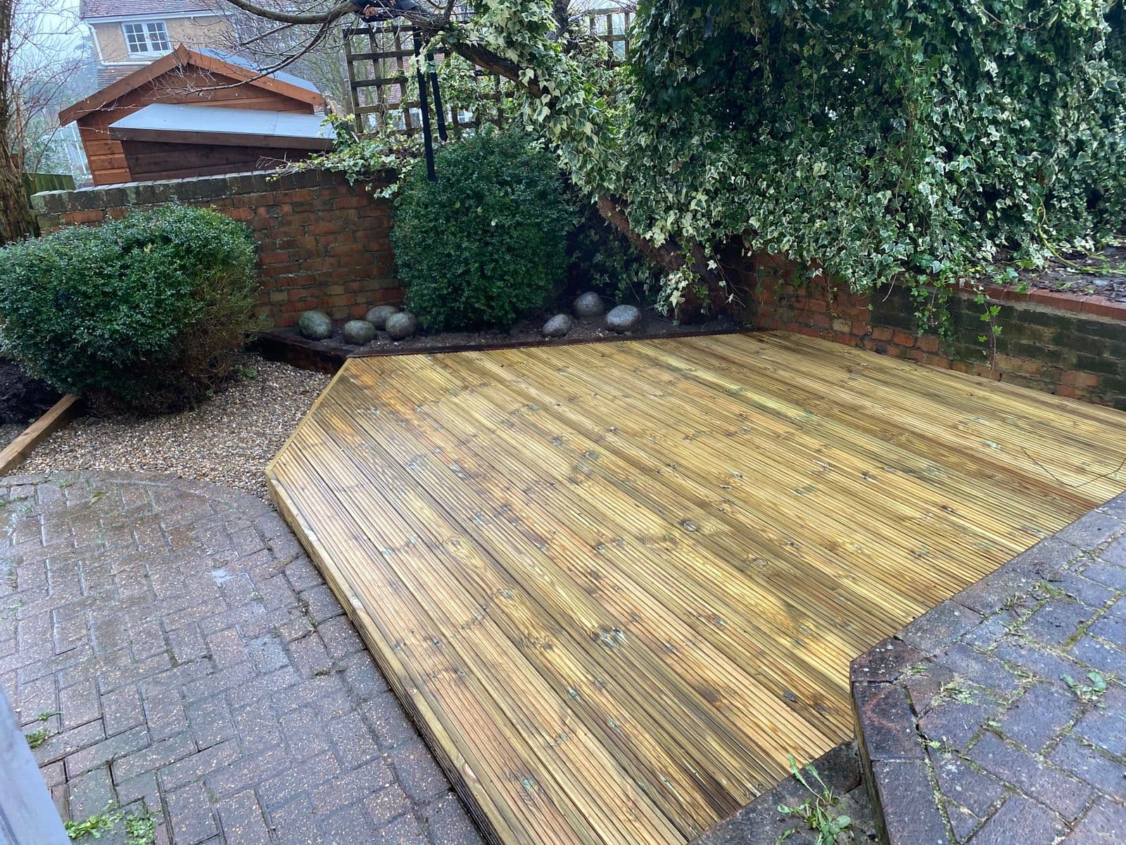 Garden decking